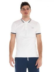 Koszulka polo z bawełna na co dzień na siłownię. Białe koszulki polo męskie LEONE 1947 APPAREL, m, bez wzorów, z bawełny, bez ramiączek. Za 105.21 zł.