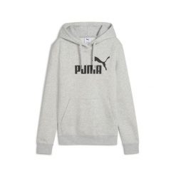Damska bluza z kapturem z logo No.1 ESS PUMA. Szare bluzy z kapturem damskie Puma, uniwersalny. Za 219.00 zł.