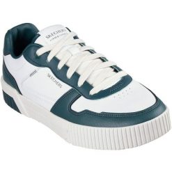 Buty sportowe męskie Skechers Jade Strane. Białe buty sportowe na co dzień męskie Skechers, z syntetyku, bez zapięcia. Za 390.00 zł.