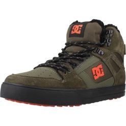 Buty DC PURE HT WC M SHOE Zielony. Brązowe buty sportowe na co dzień męskie DC Shoes, ze skóry, bez zapięcia. Za 374.99 zł.