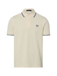 Fred Perry koszulka polo Mężczyźni Bawełna beżowy, M. Brązowe koszulki polo męskie Fred Perry, m, bez wzorów, z bawełny, bez ramiączek. Za 499.95 zł.