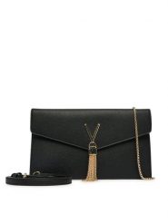 Valentino Torebka Luxe VBS9XJ17 Czarny. Czarne torebki wieczorowe Valentino, bez wzorów, ze skóry, wizytowe, bez kołnierzyka, bez ramiączek. Za 439.99 zł.