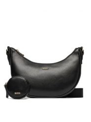 BOSS Torebka Sandy Halfmoon 50558133 Czarny. Czarne torebki klasyczne damskie Boss, bez wzorów, ze skóry, bez dodatków. Za 799.99 zł.