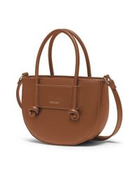 Puccini Torebka w kolorze jasnobrązowym - 27 x 20 x 9 cm rozmiar: onesize. Brązowe torebki klasyczne damskie Puccini, bez wzorów, z materiału, bez dodatków. Za 178.37 zł.