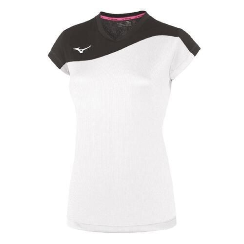 Koszulka do siatkówki damska Mizuno femme Team Authentic MYOU NS. Białe t-shirty damskie Mizuno, xs, bez wzorów, bez kołnierzyka. Za 105.50 zł.
