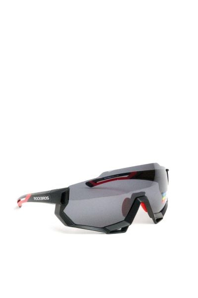 Okulary rowerowe Bikeline 10131. Czarne okulary przeciwsłoneczne męskie ROCKBROS, z materiału. Za 99.99 zł.