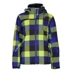 Bluza softshell z nadrukiem dla dziewczynki Peak Mountain Gaveny. Zielone kurtki softshell damskie Peak Mountain, bez wzorów, z polaru, bez kaptura. Za 204.00 zł.