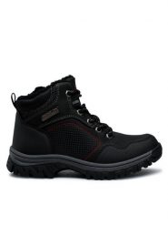 Sprandi Kozaki CP07-7027-05 Czarny. Czarne buty zimowe chłopięce Sprandi, ze skóry, bez zapięcia. Za 169.99 zł.