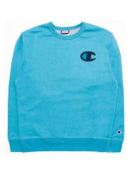 Champion Bluza w kolorze błękitnym rozmiar: L. Niebieskie bluzy bez kaptura męskie CHAMPION, l, z bawełny. Za 74.63 zł.