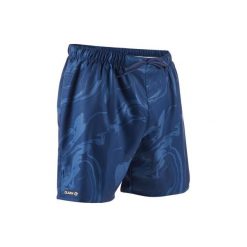 Spodenki surfing krótkie BBS 100 Aqua męskie. Szare szorty męskie OLAIAN, z materiału, bez kołnierzyka. W wyprzedaży za 19.99 zł.