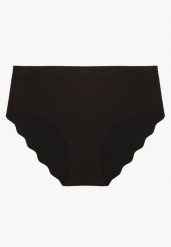 Czarne Majtki Figi z Geometrycznym Wzorem Lilivoria. Czarne figi damskie Born2be, l, bez wzorów, z jeansu. Za 4.99 zł.