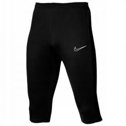 Męskie Spodenki Academy DriFIT. Czarne szorty męskie Nike, bez wzorów, z materiału, sportowe. Za 159.80 zł.