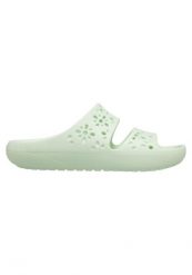 Klapki Dla Dorosłych Crocs Classic Floral Cut Out Sandal. Zielone klapki damskie Crocs, z materiału. Za 159.99 zł.