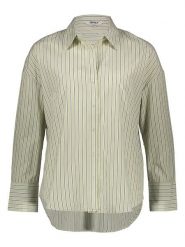 ONLY Koszula w kolorze oliwkowo-niebieskim rozmiar: S. Brązowe koszule damskie Only, s, bez wzorów, bez kołnierzyka, bez ramiączek. Za 74.81 zł.