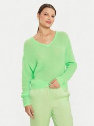 American Vintage Sweter Zakday ZAK18BE24 Zielony Regular Fit. Zielone swetry klasyczne damskie American vintage, m, z wełny, bez kołnierzyka. Za 329.99 zł.
