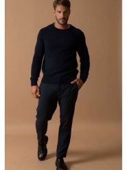 Perfect Cashmere Kaszmirowy sweter "Eden" w kolorze granatowym rozmiar: S. Niebieskie swetry męskie Perfect Cashmere, s, bez wzorów, z kaszmiru, bez kołnierzyka. Za 565.99 zł.