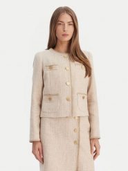 Luisa Spagnoli Marynarka Vasari 542790 Beżowy Regular Fit. Brązowe marynarki i żakiety damskie Luisa Spagnoli, bez wzorów, z bawełny. Za 2,169.00 zł.