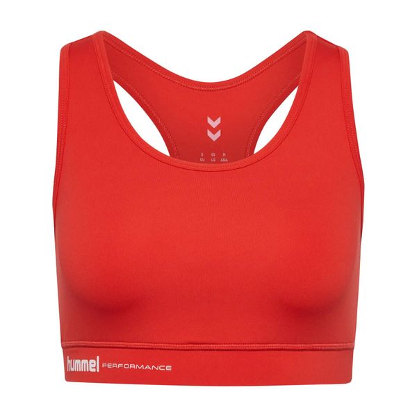 Biustonosz podtrzymujący dla kobiet Hummel Light. Czerwone biustonosze HUMMEL, bez wzorów. Za 169.00 zł.