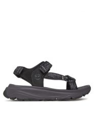 Timberland Sandały Motion Dune TB0A41R8ETY1 Czarny. Czarne sandały damskie Timberland, bez wzorów, z materiału, bez obcasa, na płaskiej podeszwie. Za 229.99 zł.