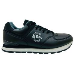 Buty Lee Cooper M LCJ-23-31-3073M czarne. Czarne buty sportowe na co dzień męskie z syntetyku, bez zapięcia. Za 290.12 zł.