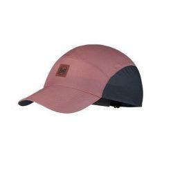Czapka do biegania z daszkiem unisex Buff Speed Cap Solid Damask ultralekka. Czarne czapki męskie Buff, bez wzorów, sportowe. W wyprzedaży za 104.93 zł.
