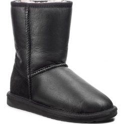Buty EMU AUSTRALIA - Townsend W10715 Black. Czarne kozaki damskie Emu Australia, ze skóry, bez obcasa. Za 769.00 zł.