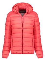 Geographical Norway Kurtka pikowana "Atichoko" w kolorze czerwonym rozmiar: XL. Czerwone kurtki damskie Geographical Norway, xl, bez wzorów, bez kaptura. Za 132.98 zł.