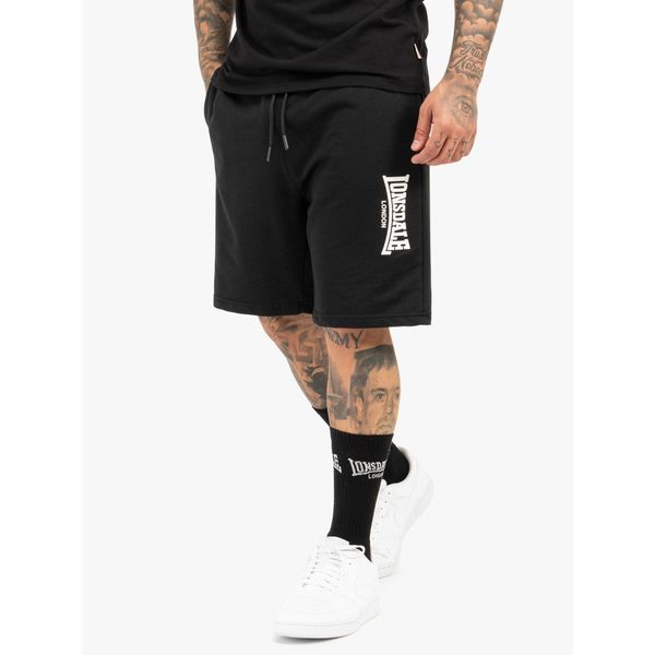 Krótka Lonsdale Fringford. Czarne szorty męskie Lonsdale, bez wzorów, sportowe. Za 168.00 zł.