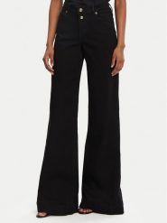Versace Jeans Couture Jeansy 78HAB561 Czarny Wide Leg. Czarne jeansy damskie Versace Jeans Couture. Za 569.99 zł.