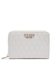 Guess Portfel SWGG96 26140 Biały. Białe portfele damskie Guess, z aplikacjami, ze skóry. Za 149.99 zł.