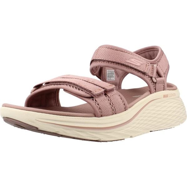 Sandały SKECHERS MAX CUSHIONING ELITE 2.0 Rose. Fioletowe sandały damskie Skechers, bez wzorów, z materiału, bez obcasa. Za 248.99 zł.