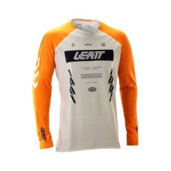 Koszulka rowerowa LEATT Jersey MTB Gravity 5.0. Brązowe t-shirty sportowe męskie LEATT, xl, z dzianiny, bez ramiączek, rowerowe. Za 369.00 zł.