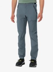 Spodnie softshell Vaude Scopi Pants III. Szare spodnie materiałowe męskie Vaude, bez wzorów, z softshellu. Za 427.89 zł.