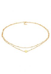 Elli Panie Choker Layer Look gwiazdy łańcucha kulkowego w 925 Sterling Silver Naszyjniki 1 ct Damski. Szare naszyjniki damskie Elli, na co dzień, srebrne. Za 293.99 zł.