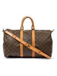 Louis Vuitton Torba podróżna w kolorze brązowym - 45 x 24 x 20 cm rozmiar: onesize. Brązowe torebki klasyczne damskie Louis Vuitton, bez wzorów, z materiału, bez dodatków. Za 3,958.99 zł.
