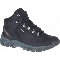 Buty Trekkingowe Męskie Merrell Erie Mid LTR Waterproof. Czarne buty trekkingowe męskie MERRELL, bez zapięcia, trekkingowe. Za 369.99 zł.