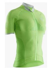 X-Bionic Koszulka kolarska w kolorze zielonym rozmiar: M. Zielone bluzki sportowe damskie X BIONIC, m, bez wzorów, z materiału, bez ramiączek. Za 341.95 zł.
