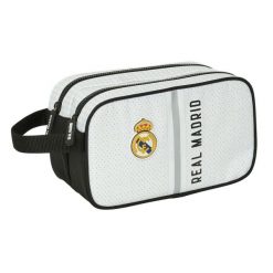 Torba podróżna Real Madrid C.F. Biały. Białe torebki klasyczne damskie Real Madrid, bez wzorów, bez dodatków. Za 111.10 zł.