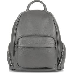 Plecak skórzany szary U21. Szare plecaki męskie bez wzorów, z materiału. Za 339.99 zł.