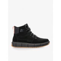 Buty zimowe męskie Sorel Explorer III Blazer WP. Czarne buty trekkingowe męskie Sorel, na zimę, bez zapięcia, trekkingowe. Za 438.99 zł.