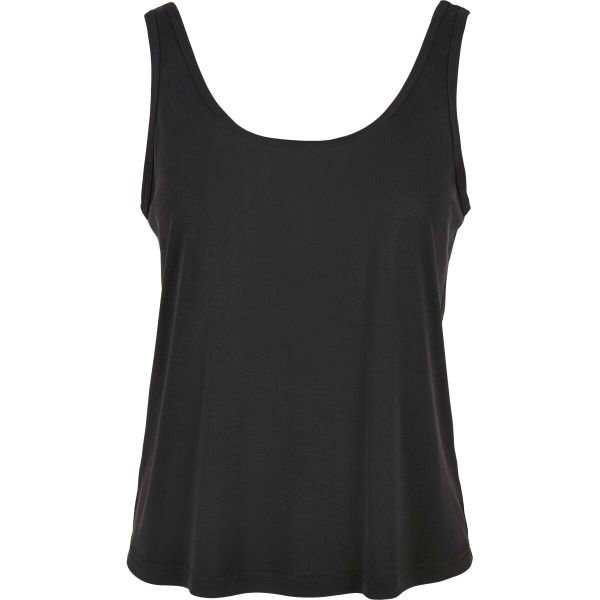 Damski tank top Urban Classics modal loose top-grandes tailles. Czarne topy damskie Urban Classics, bez wzorów, bez kołnierzyka. Za 134.50 zł.