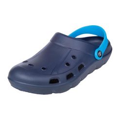 Klapki damskie AQUA-SPEED Lora. Niebieskie klapki damskie Aqua-Speed, bez wzorów, bez obcasa. Za 49.99 zł.