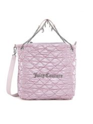 Juicy Couture Torebka BIJXT8667WRY Różowy. Czerwone torebki klasyczne damskie Juicy Couture, bez wzorów, z materiału, bez dodatków. Za 439.99 zł.
