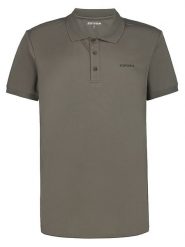 Icepeak Funkcyjna koszulka polo "Bellmont" w kolorze beżowo-zielonym rozmiar: S. Brązowe koszulki polo męskie ICEPEAK, s, bez wzorów, bez ramiączek. Za 61.31 zł.