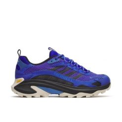 MERRELL Buty męskie J038061 Moab Speed 2 Gtx sapphire-43. Niebieskie buty trekkingowe męskie MERRELL, z gore-texu, bez zapięcia, trekkingowe, gore-tex. Za 439.85 zł.