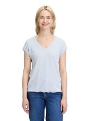 BETTY & CO Koszulka w kolorze błękitnym rozmiar: XXL. Niebieskie t-shirty damskie Betty & Co., xxl, bez wzorów, bez kołnierzyka. Za 81.95 zł.