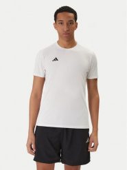Adidas Koszulka techniczna Adizero Essentials IN1157 Biały Slim Fit. Białe t-shirty sportowe męskie Adidas, m, z syntetyku, bez ramiączek, do biegania. Za 129.99 zł.