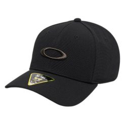Czapka z daszkiem Oakley Tincan Remix. Czarne czapki męskie Oakley, bez wzorów. Za 191.50 zł.