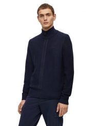 Hugo Boss Kardigan w kolorze granatowym rozmiar: 3XL. Niebieskie kardigany męskie Hugo Boss, xl, bez wzorów, z bawełny, bez kołnierzyka. Za 404.99 zł.