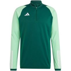 Bluza piłkarska męska adidas Tiro 23 Competition Training Top. Zielone bluzy bez kaptura męskie Adidas, l. Za 163.99 zł.